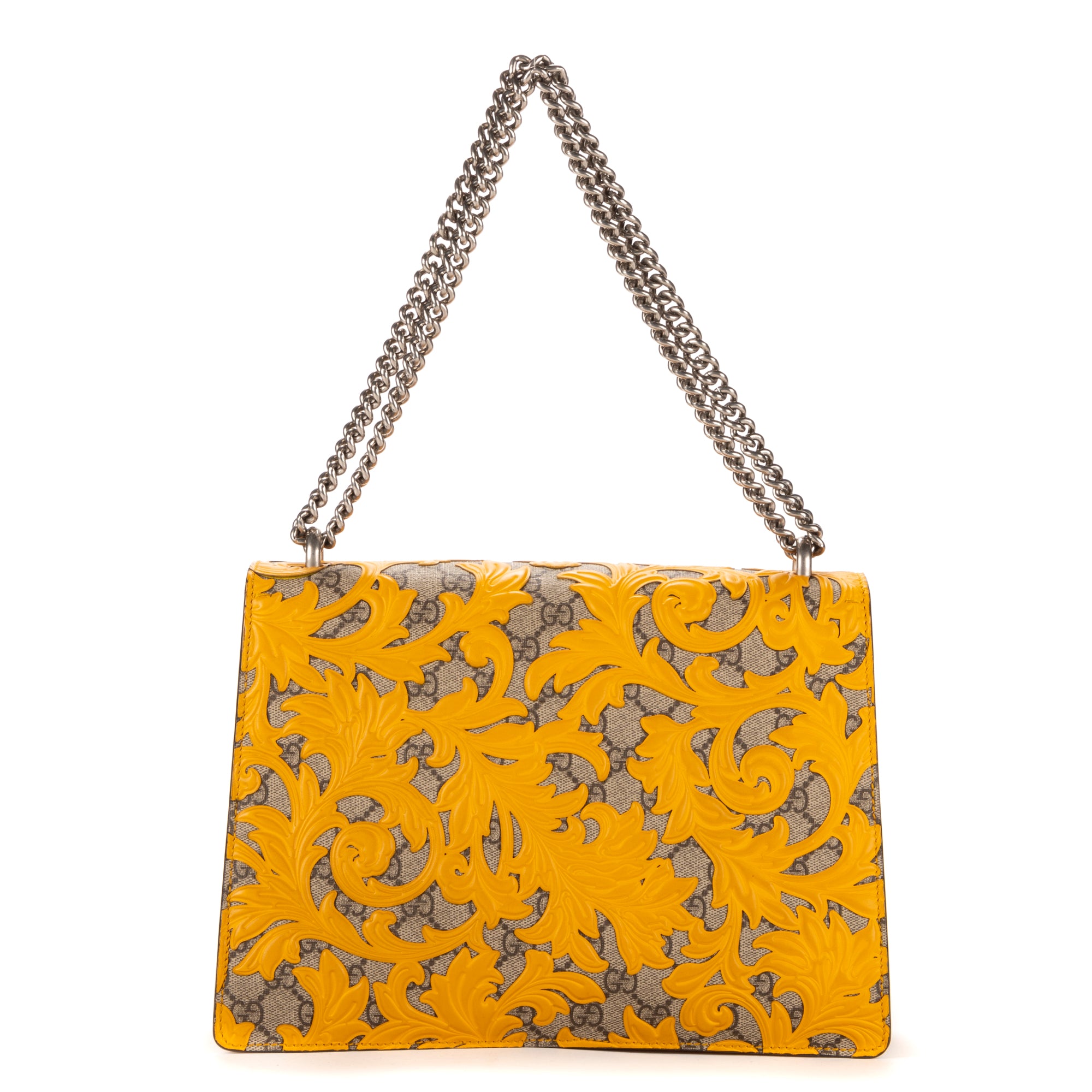 Sac à bandoulière Édition Limitée Dionysus Toile Monogram Arabesque Jaune