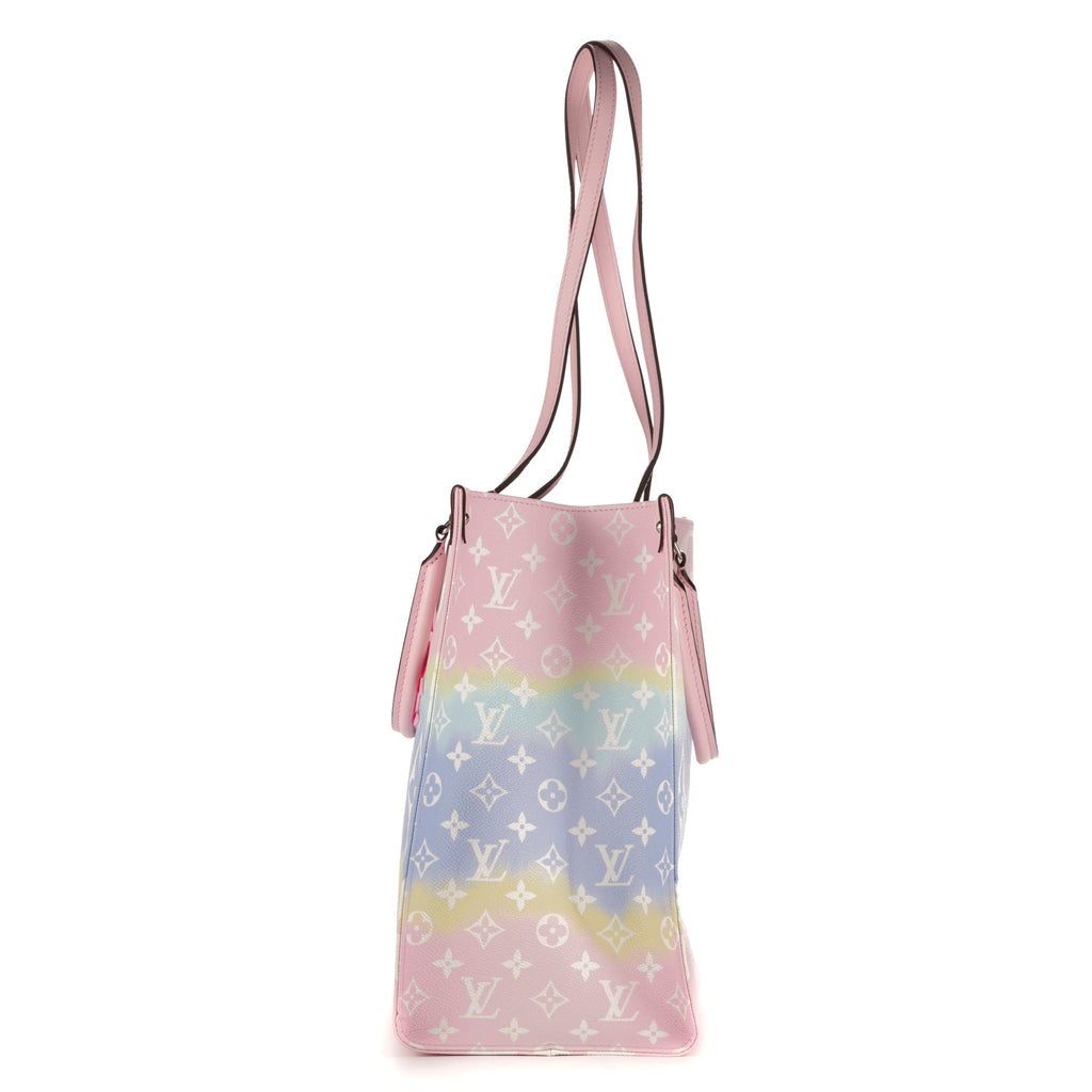 Sac à main Ed. Lim. Mykonos OnTheGo Ballerine Rose Monogram Giant Escale