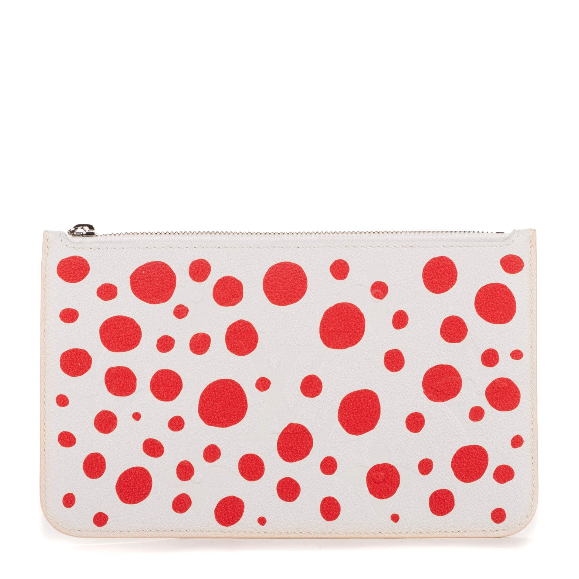 Pouch Ltd. Ed. Yayoi Kusama Infinity Dots Neverfull Pouch White Monogram Empreinte Infinity Dots
