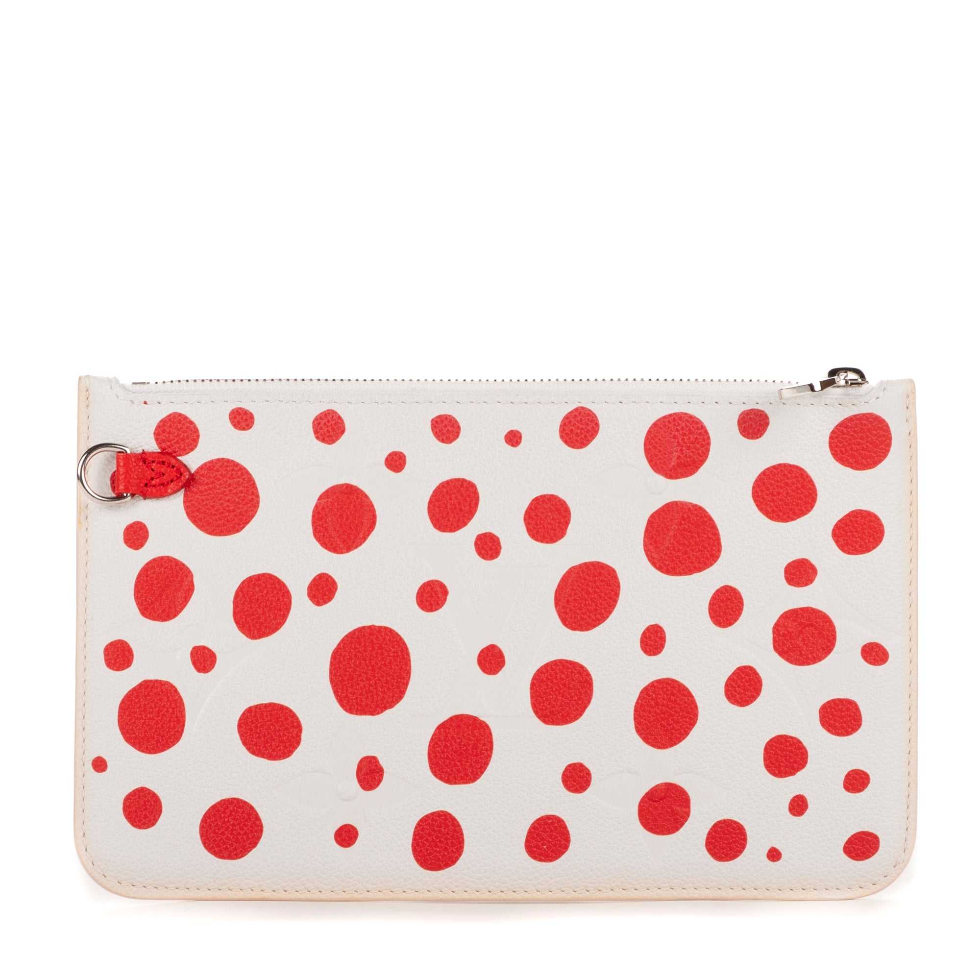 Bolsa Ed. Limitada Yayoi Kusama Lunares Infinitos Neverfull Pouch Monogram Empreinte Lunares Infinitos Blanca