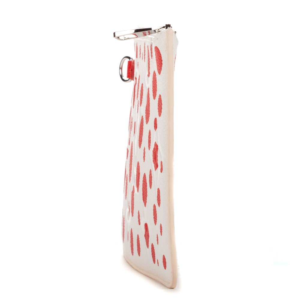 Bolsa Ed. Limitada Yayoi Kusama Lunares Infinitos Neverfull Pouch Monogram Empreinte Lunares Infinitos Blanca