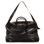 Sac de Voyage Boston Cuir Caviar Noir