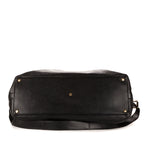Sac de Voyage Boston Cuir Caviar Noir