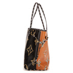 Bolso de hombro edición limitada de selva Neverfull MM Negro Monogram Giant Jungle