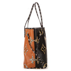 Bolso de hombro edición limitada de selva Neverfull MM Negro Monogram Giant Jungle