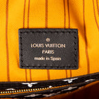 Bolso de hombro edición limitada de selva Neverfull MM Negro Monogram Giant Jungle