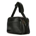 Bolso Bandolera Reporter de Piel Taiga Verde Oscuro