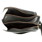 Bolso Bandolera Reporter de Piel Taiga Verde Oscuro