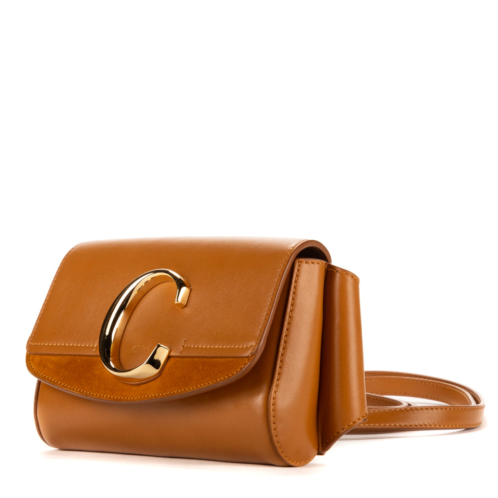 Sac Banane Ceinture Cuir de Veau Camel