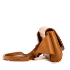 Sac Banane Ceinture Cuir de Veau Camel