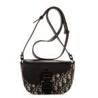 Sac bandoulière Saddle Pouch Toile beige Oblique