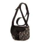 Sac bandoulière Saddle Pouch Toile beige Oblique