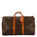 Travel Bag Keepall 50 Brown Monogram Canvas