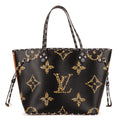 Bolso de hombro edición limitada de Jungle Neverfull MM Monogram Giant Jungle negro