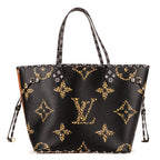 Bolso de hombro edición limitada de Jungle Neverfull MM Monogram Giant Jungle negro