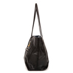Shoulder Bag Monster Tote Black Calfskin Leather