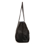 Shoulder Bag Monster Tote Black Calfskin Leather