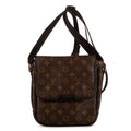 Bolso de hombro Bass PM Lona Monogram Marrón