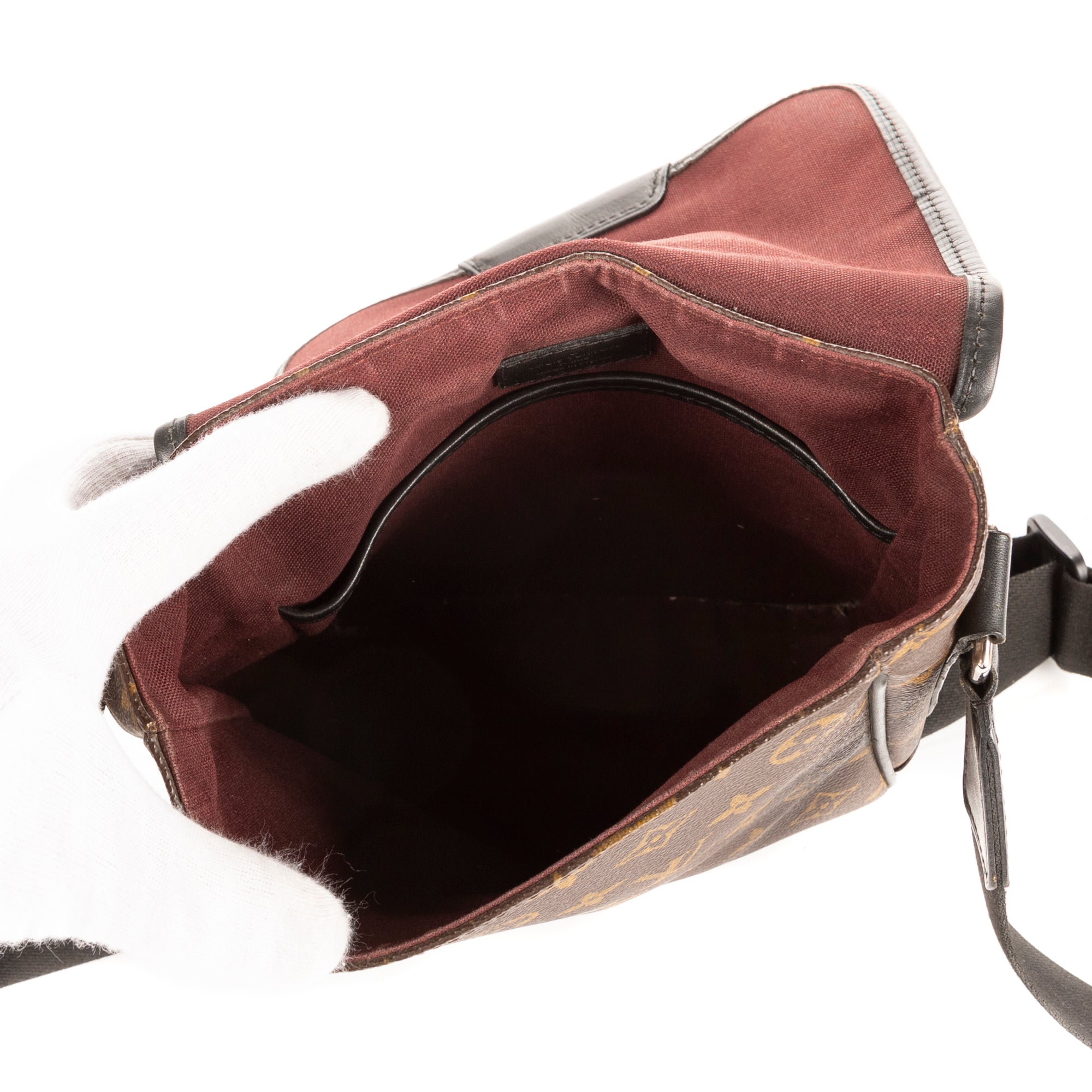 Bolso de hombro Bass PM Lona Monogram Marrón