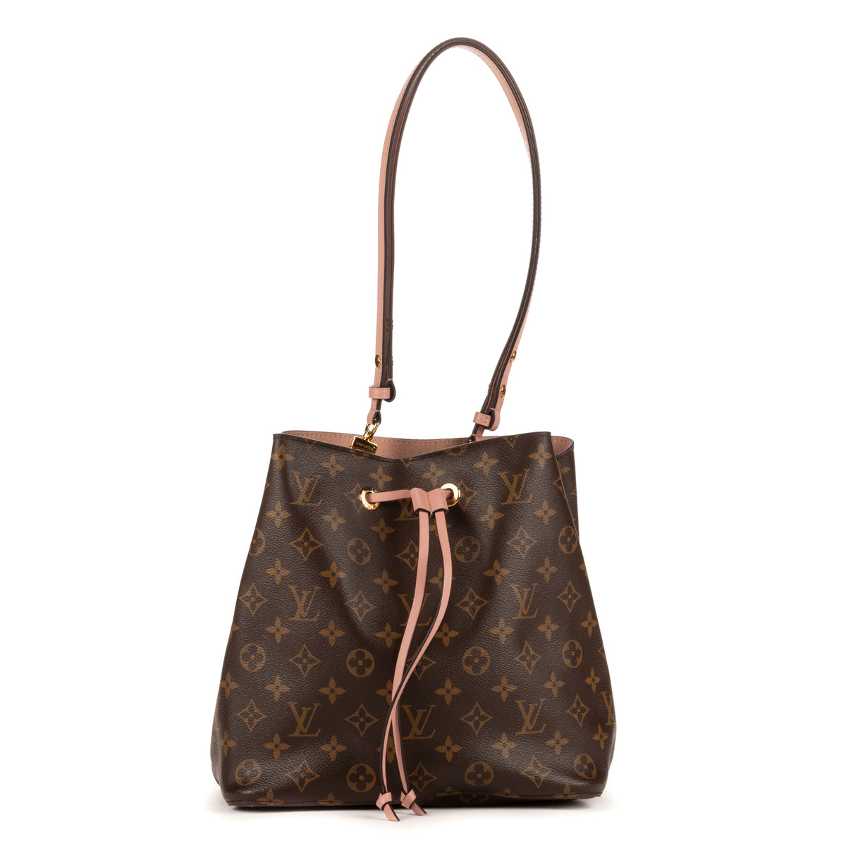 Shoulder Bag Neonoe Brown Monogram Canvas