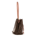 Shoulder Bag Neonoe Brown Monogram Canvas