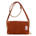 Shoulder Bag Ltd. Ed. NBA Soft Trunk Brown Ball Grain Leather