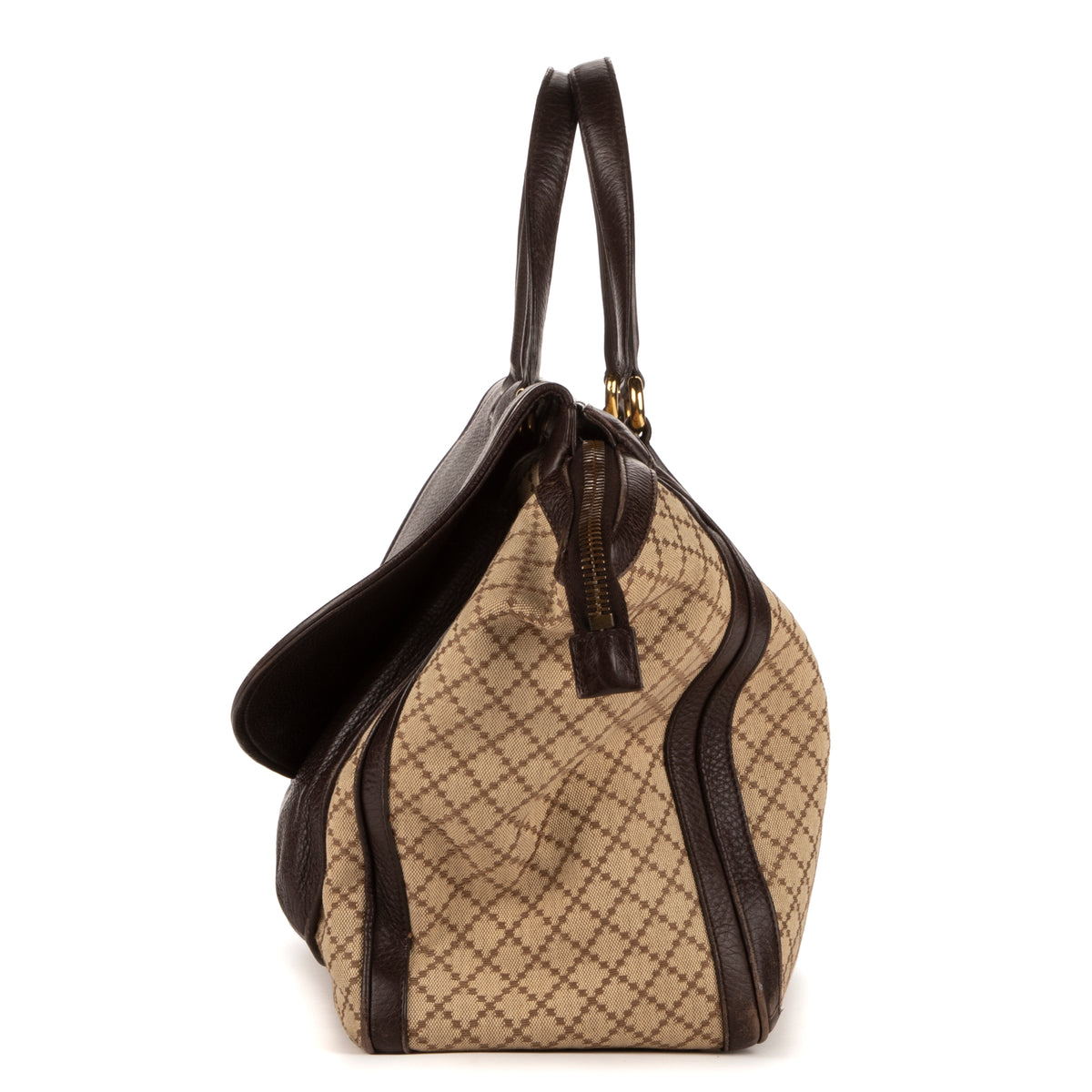 Handbag 1973 Diamond Tote Beige Diamond Canvas