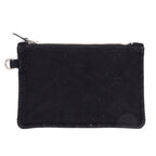 Wallet Pochette Black Canvas