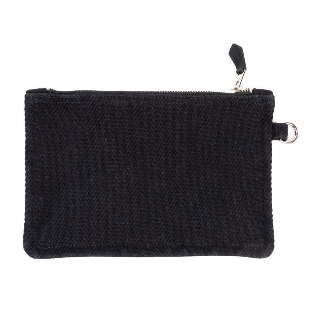 Wallet Pochette Black Canvas