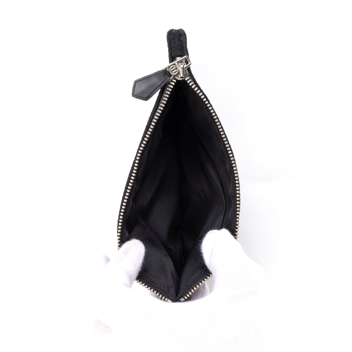 Wallet Pochette Black Canvas