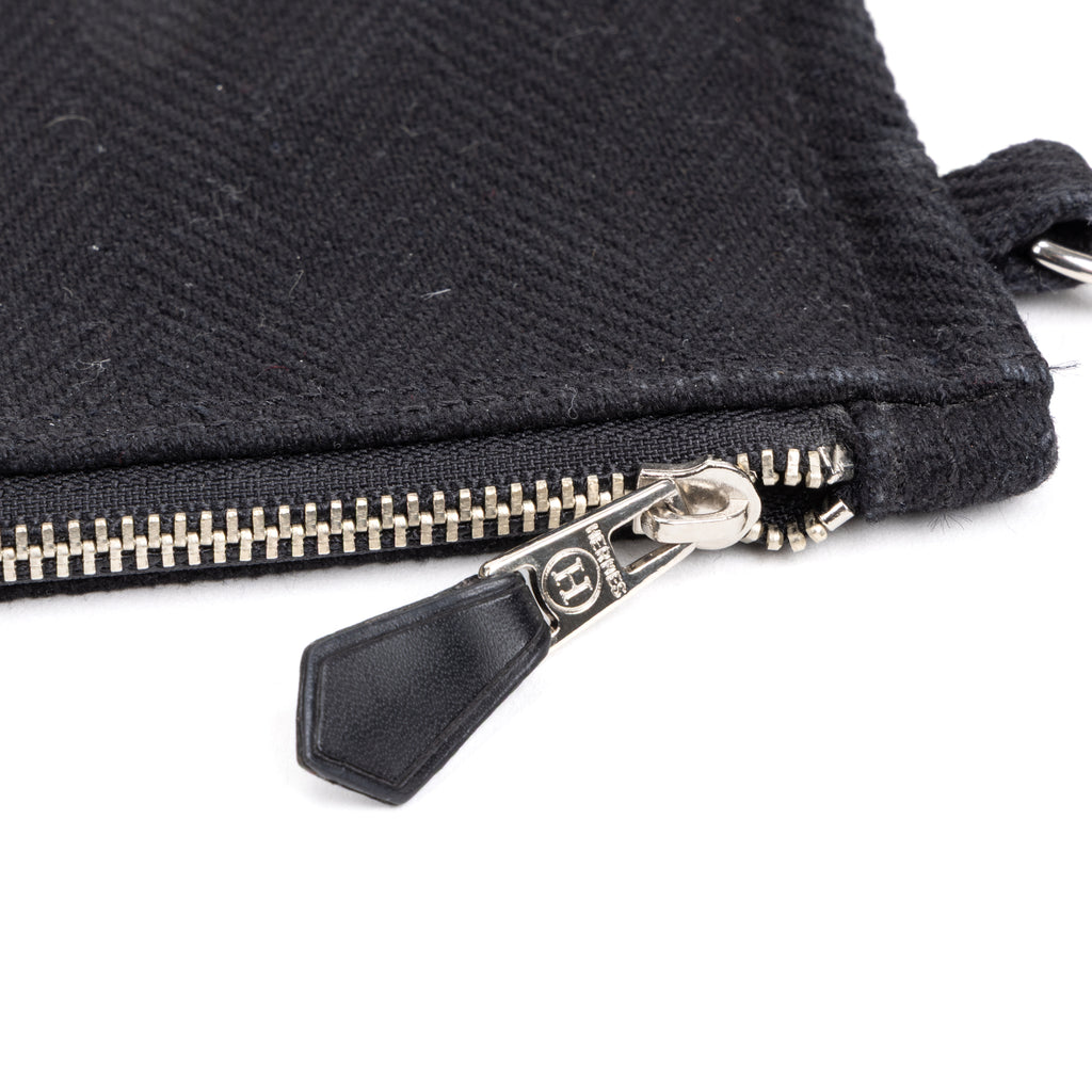 Wallet Pochette Black Canvas