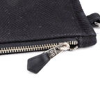 Wallet Pochette Black Canvas