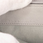 Wallet Rockstud Spikes Long Zip Light Grey Calfskin Leather