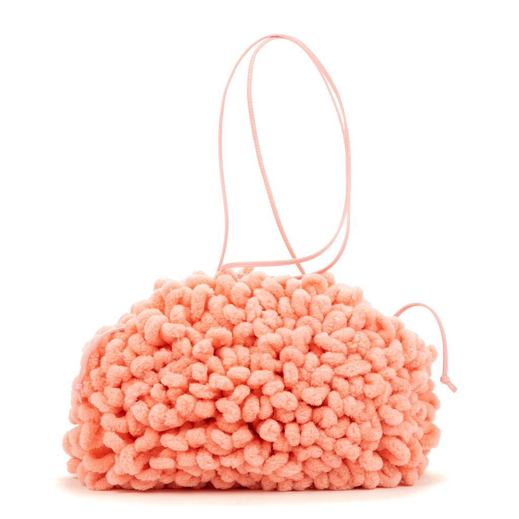Shoulder Bag Mini Mop Clutch Pink Nylon Canvas