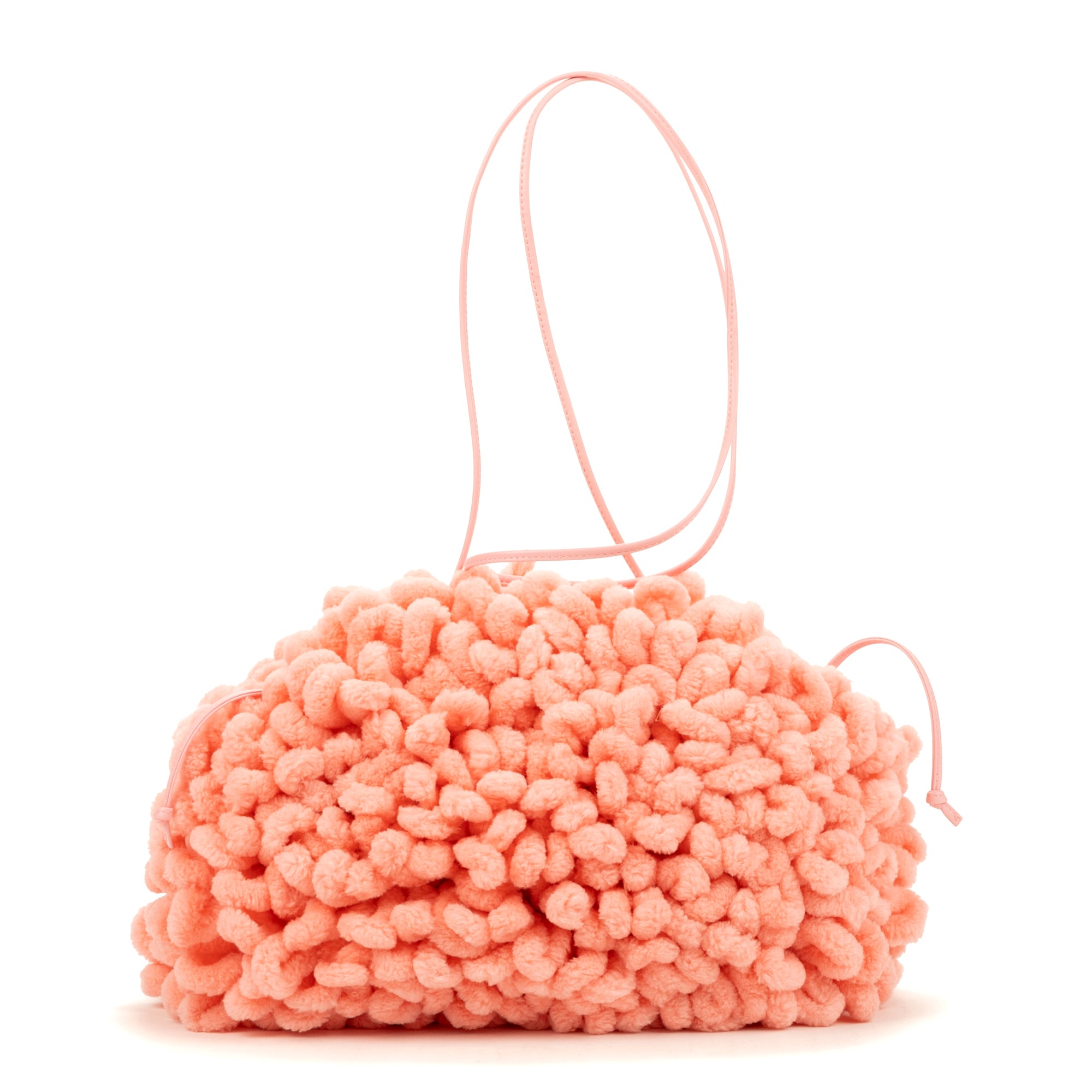 Shoulder Bag Mini Mop Clutch Pink Nylon Canvas