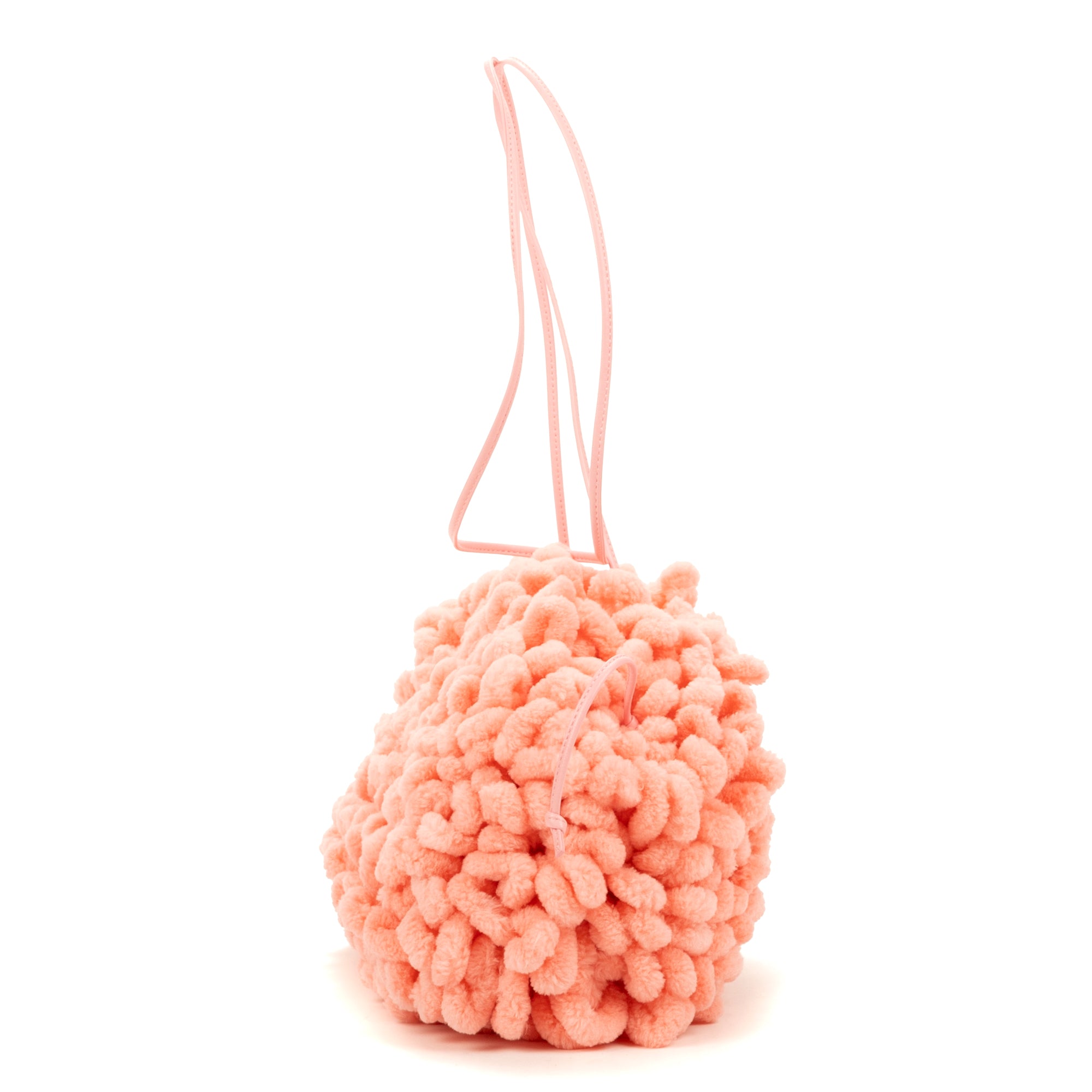 Shoulder Bag Mini Mop Clutch Pink Nylon Canvas