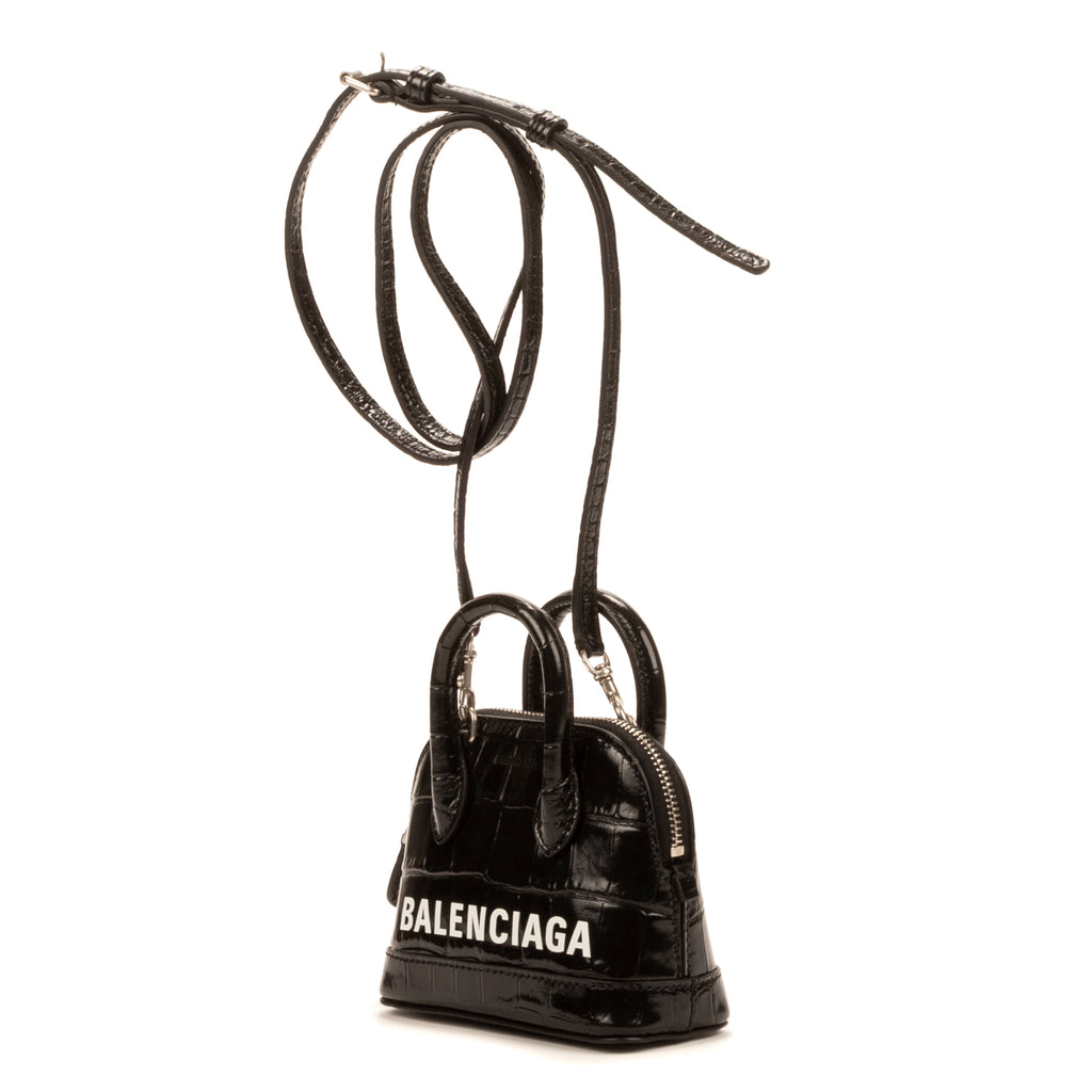 Balenciaga - Mini Ville Top Handle Crossbody - Noir