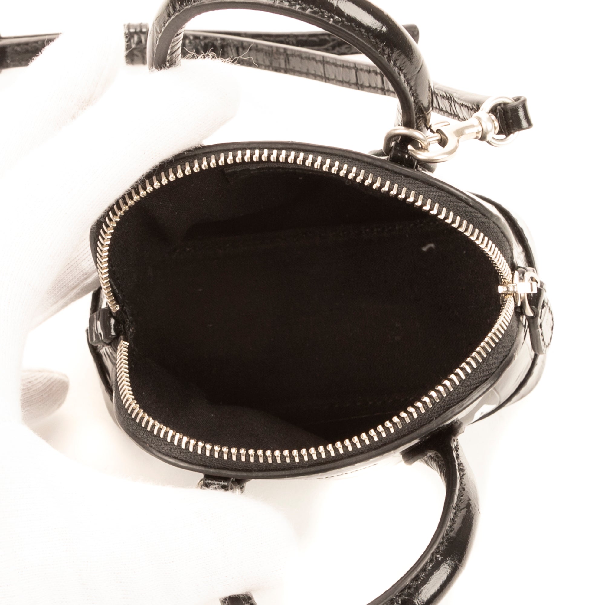 Balenciaga - Mini Ville Top Handle Crossbody - Noir