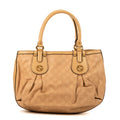 Shoulder Bag Guccissima Scarlett Stud Beige Guccissima calfskin leather
