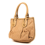 Shoulder Bag Guccissima Scarlett Stud Beige Guccissima calfskin leather