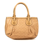 Shoulder Bag Guccissima Scarlett Stud Beige Guccissima calfskin leather
