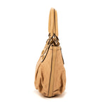 Shoulder Bag Guccissima Scarlett Stud Beige Guccissima calfskin leather