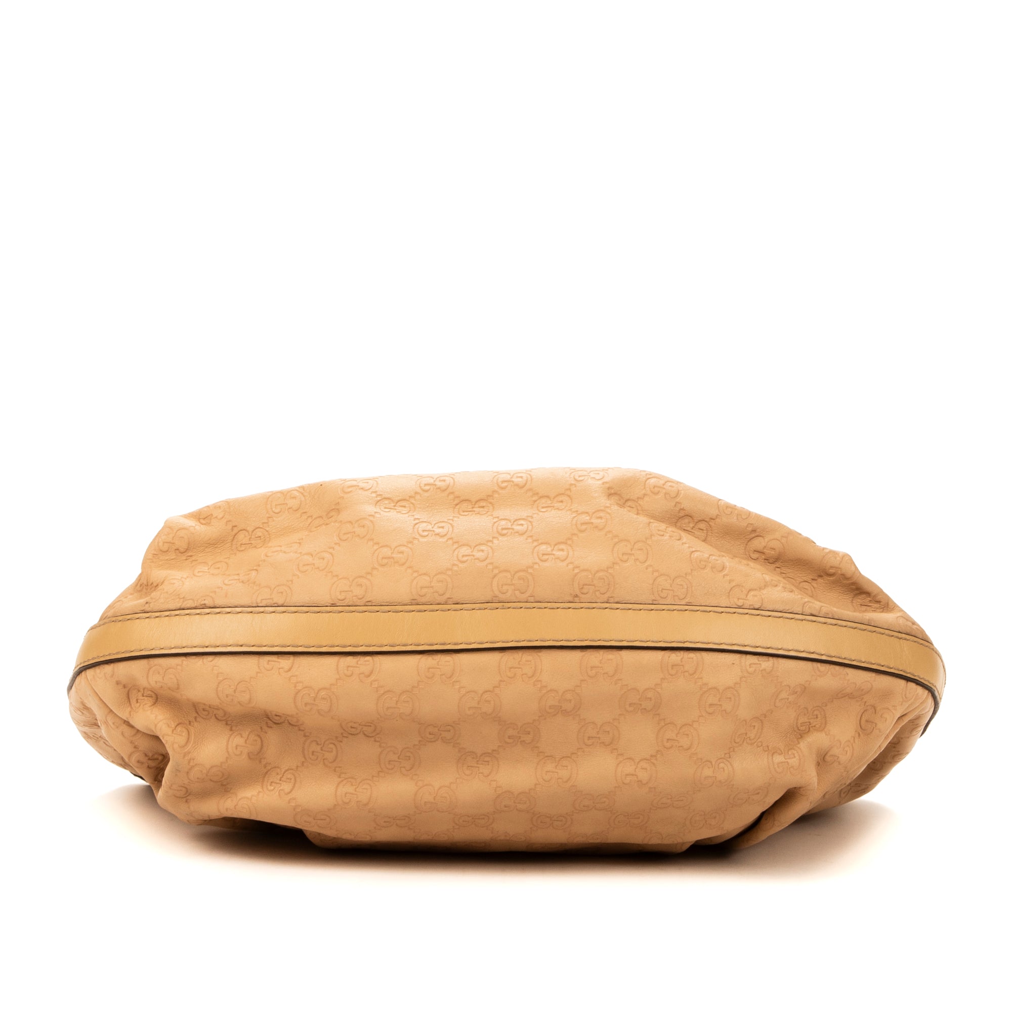 Shoulder Bag Guccissima Scarlett Stud Beige Guccissima calfskin leather