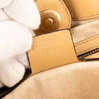 Shoulder Bag Guccissima Scarlett Stud Beige Guccissima calfskin leather