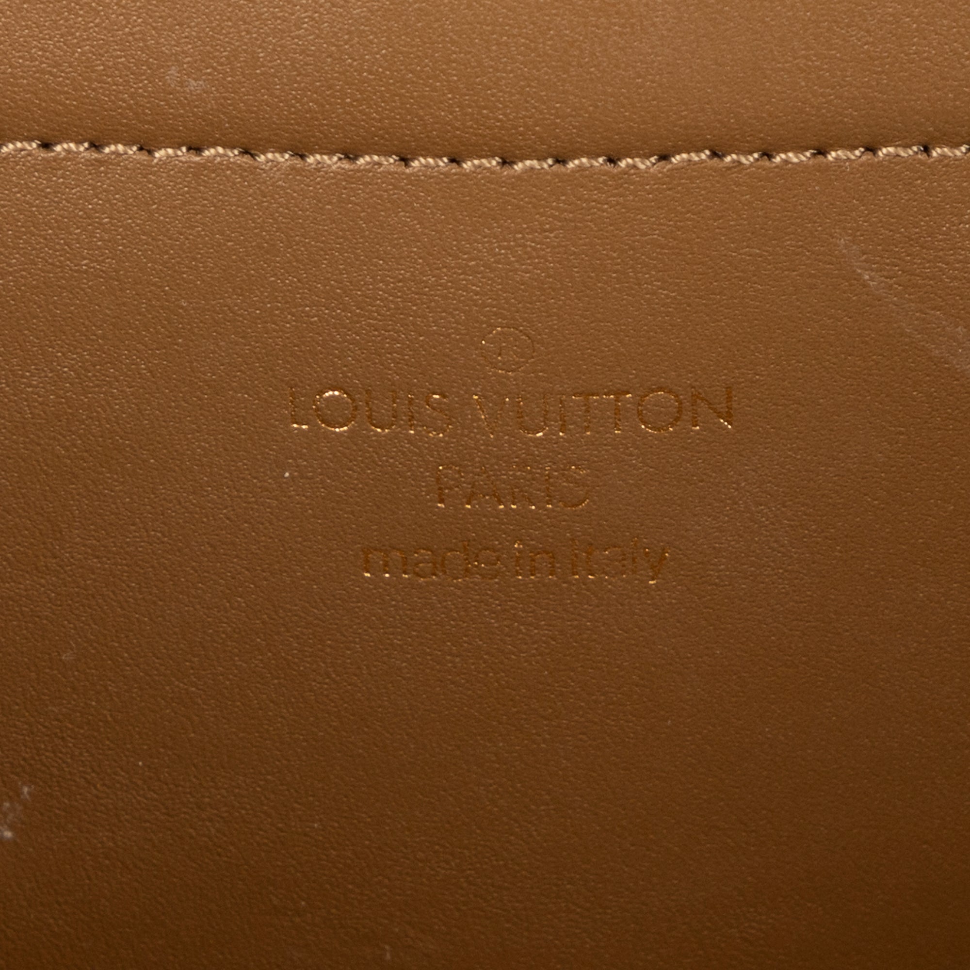 Pochette utilitaire pour sac à main en toile monogramme marron