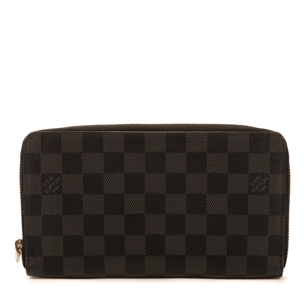 Cartera Zippy Grande Damier Graphite