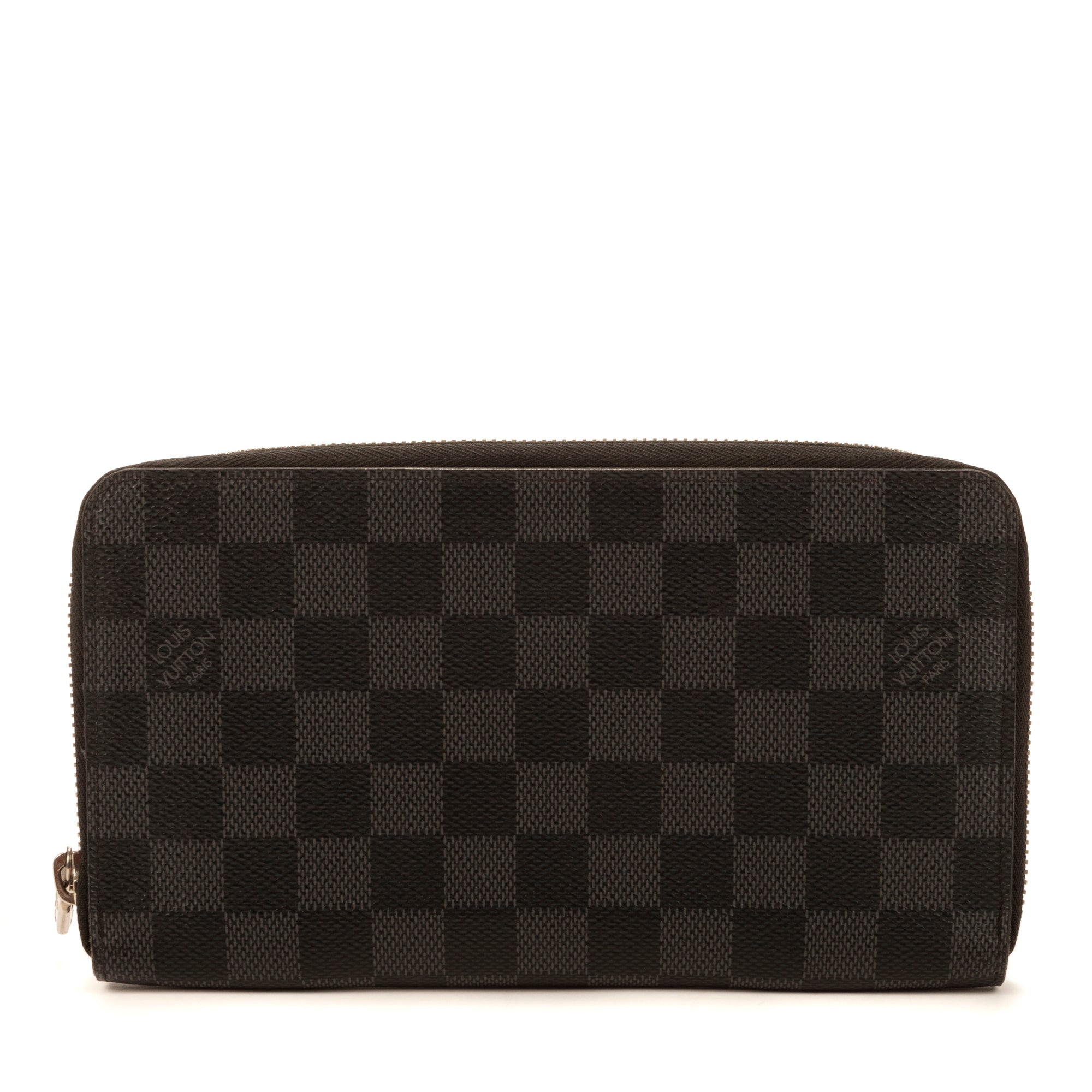 Cartera Zippy Grande Damier Graphite