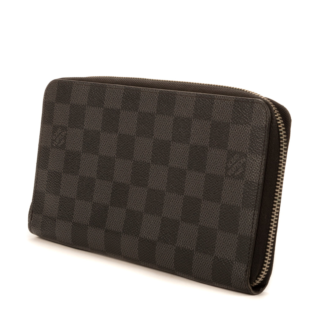 Cartera Zippy Grande Damier Graphite