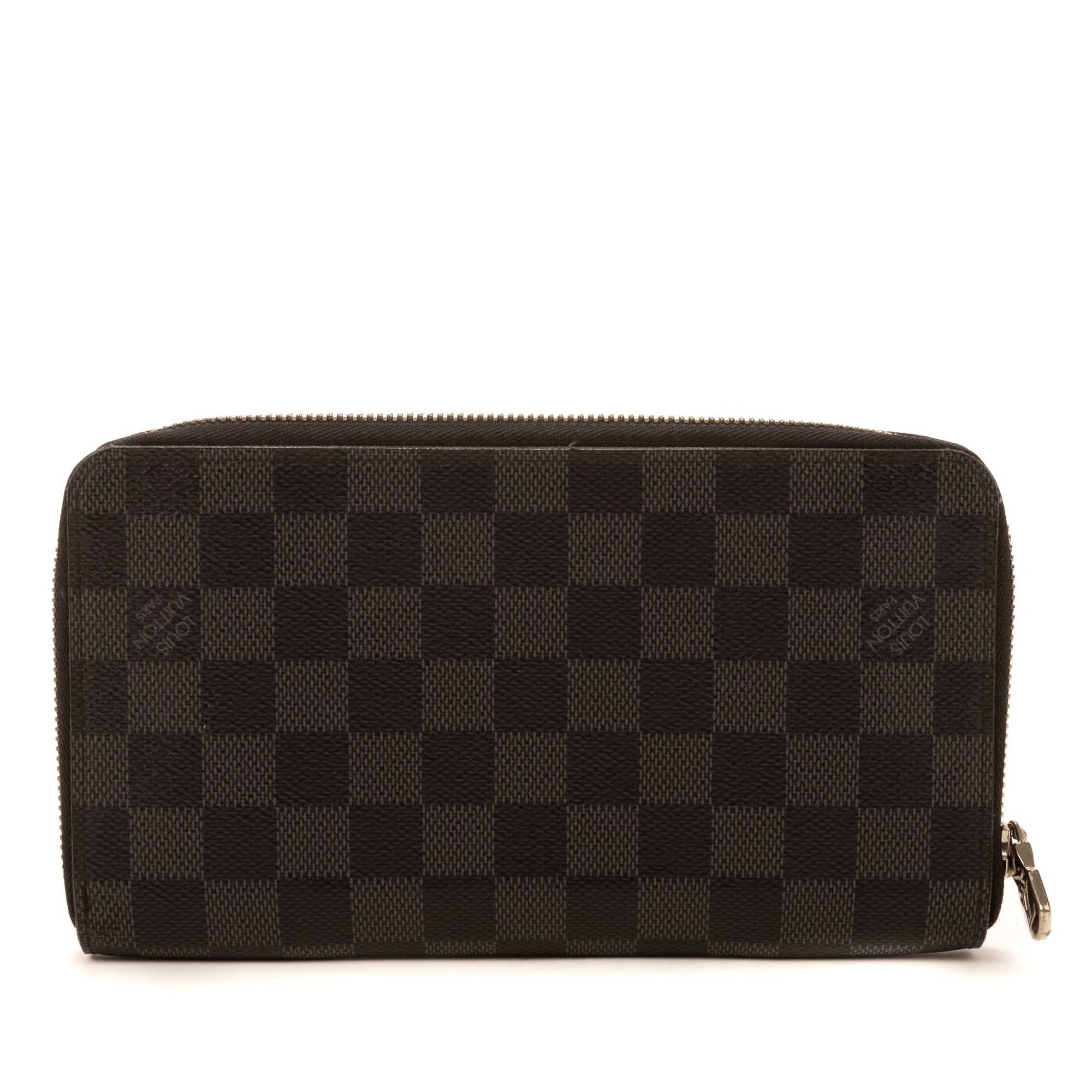 Cartera Zippy Grande Damier Graphite