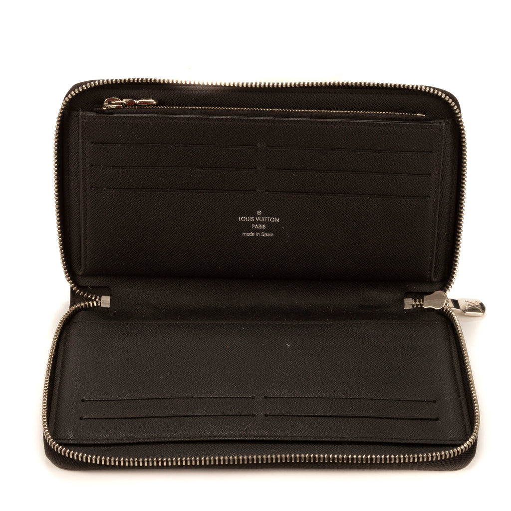 Cartera Zippy Grande Damier Graphite